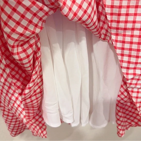 J.ING Red Plaid Off Shoulder Mini Dress Size XS NWT - Picture 12 of 14